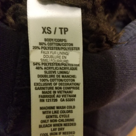 Areopostle fur sweatshirt hoodie/ juniors - Picture 10 of 10